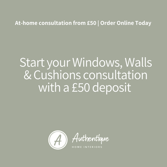 At Home - Windows, Walls and Cushions Consultation From £50 