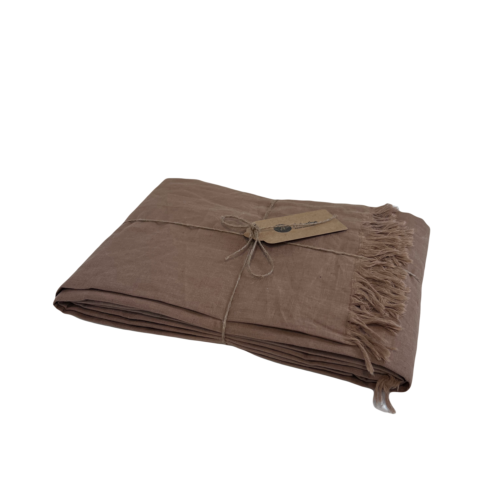 Linen Tablecloth TAUPE large