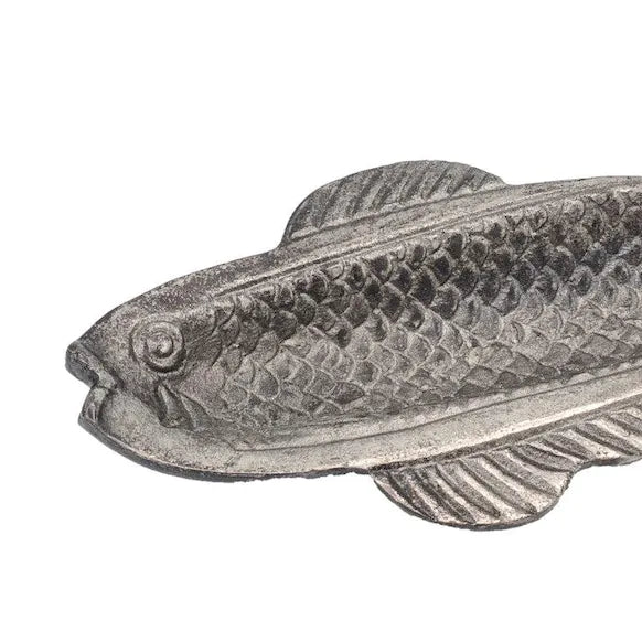 Antique Silver Fish Dish