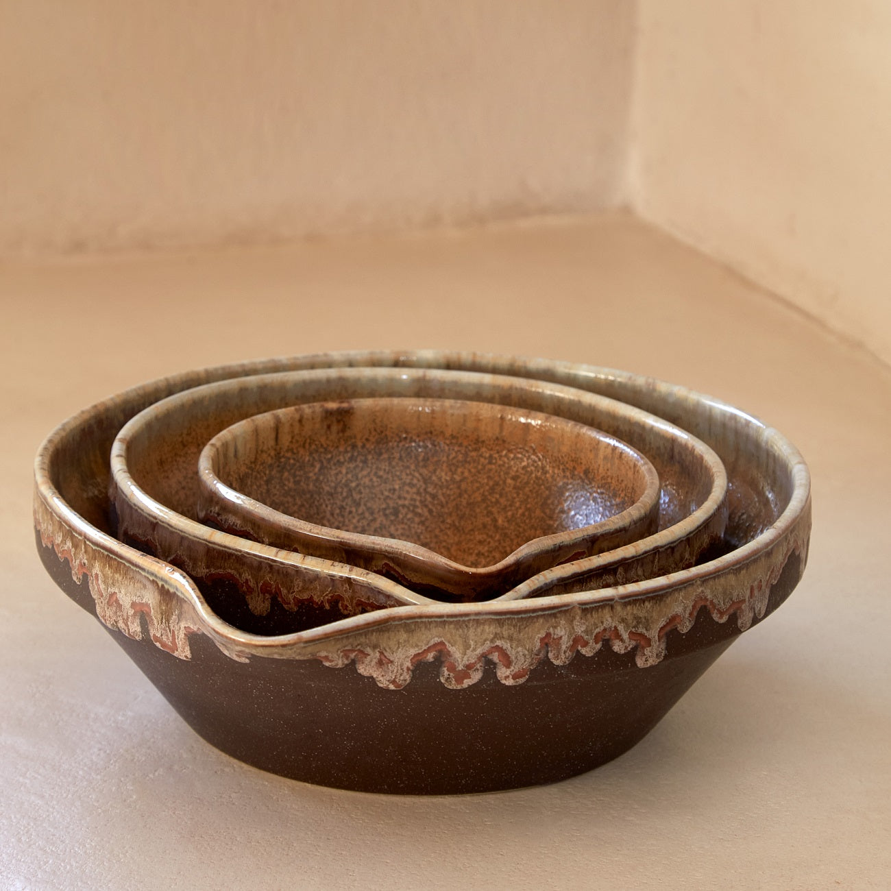 Poterie Mocha Latte Mixing Bowl 34cm