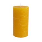 Rustic Pillar Candle Ochre