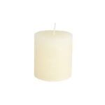 Rustic Pillar Candle Ivory