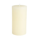 Rustic Pillar Candle Ivory