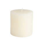 Rustic Pillar Candle Ivory