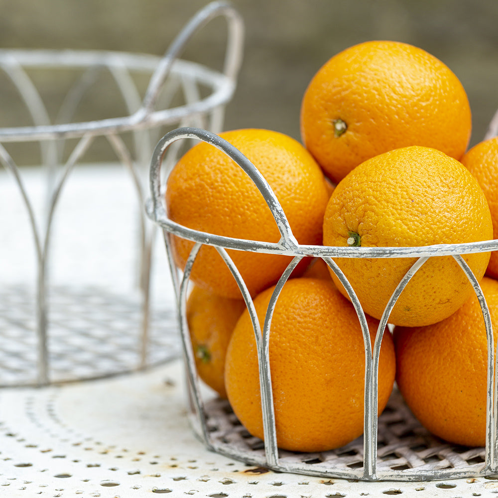 Set of 2 Arch Metal Baskets