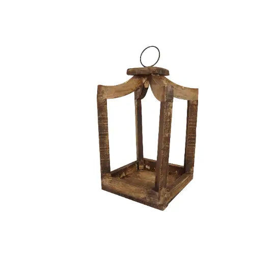 Canopy Farmhouse Wood Lantern