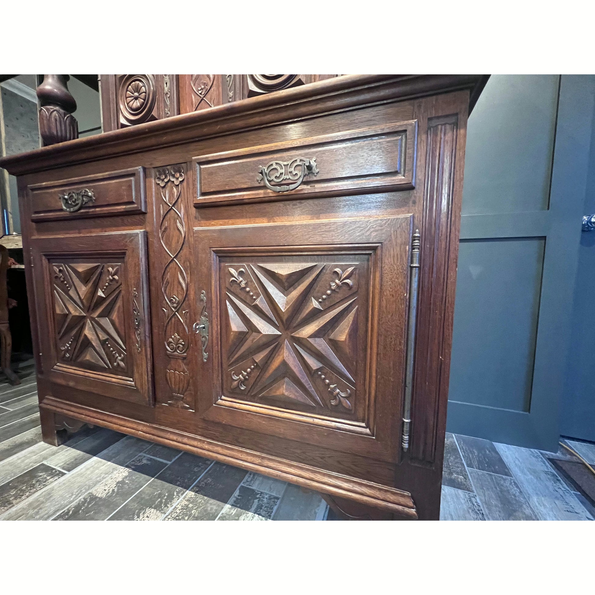 French Court Cupboard Sideboard