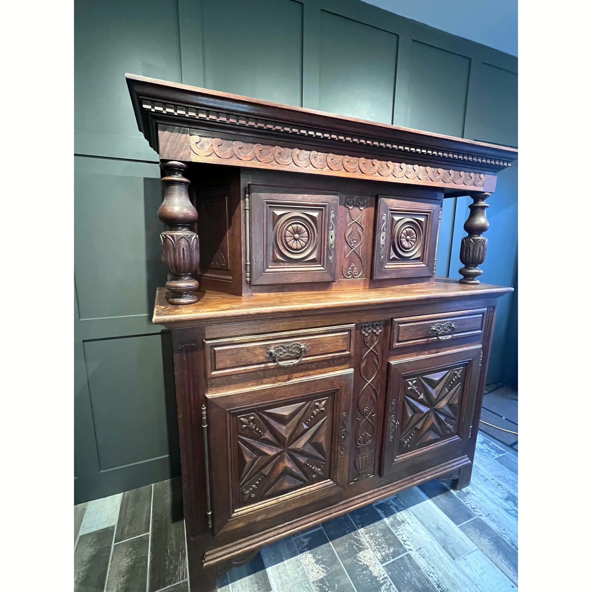 French Court Cupboard Sideboard