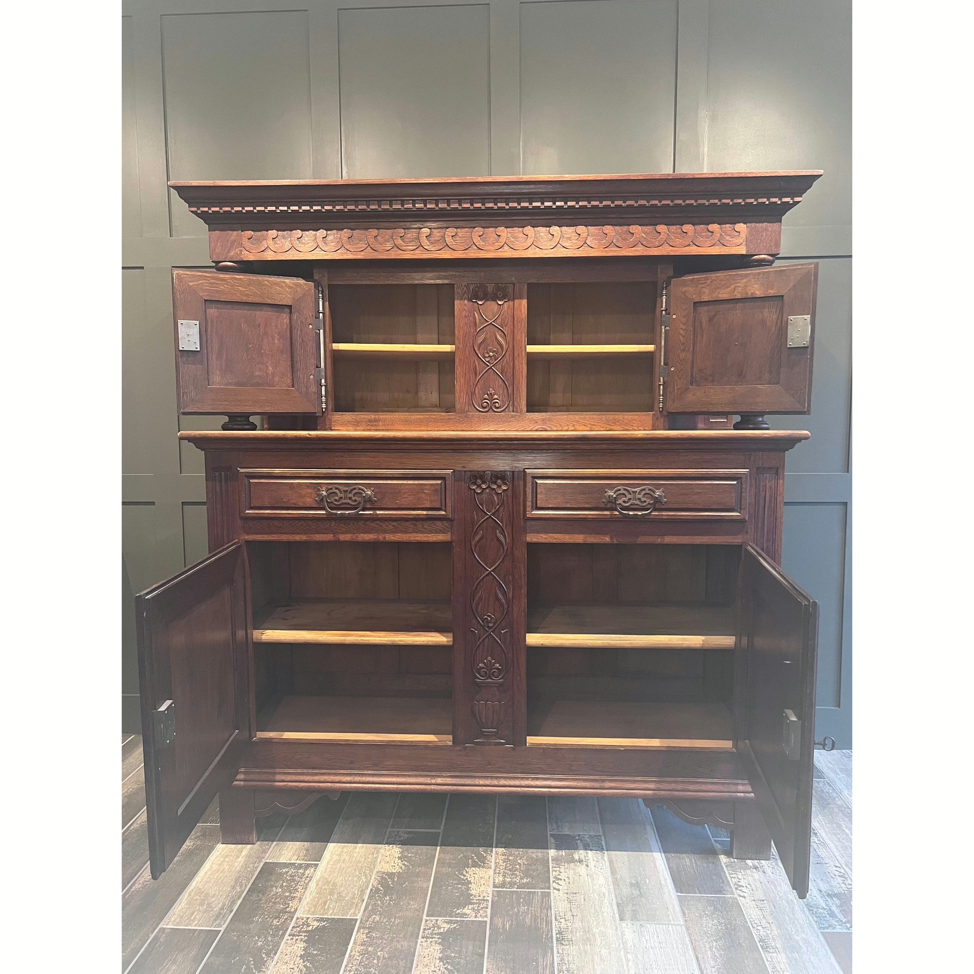 French Court Cupboard Sideboard