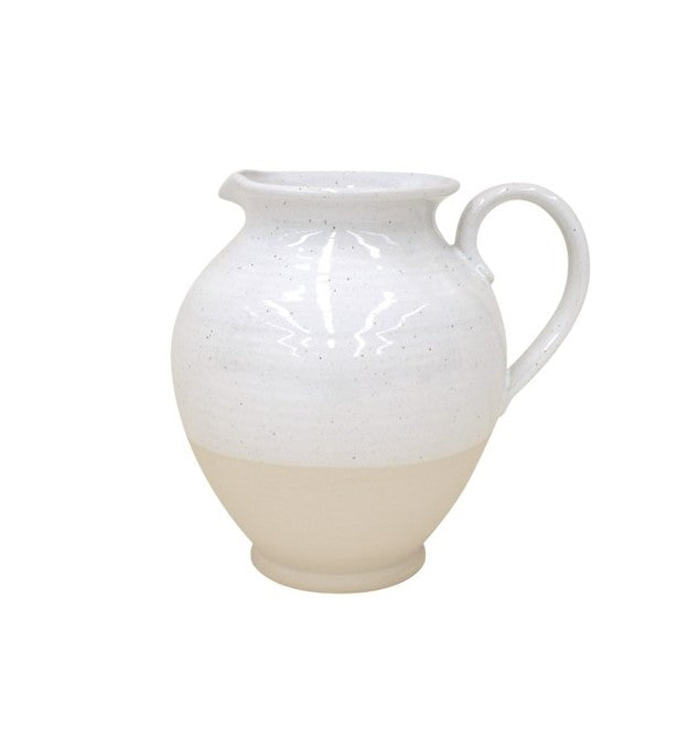 Fattoria White Large Pitcher 5.38l