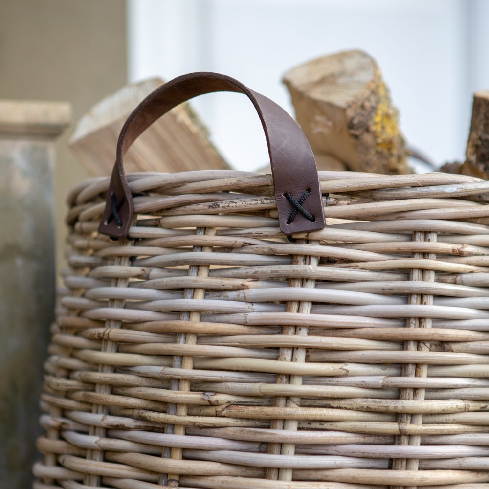 Kubu Apple Catcher with Leather Handles