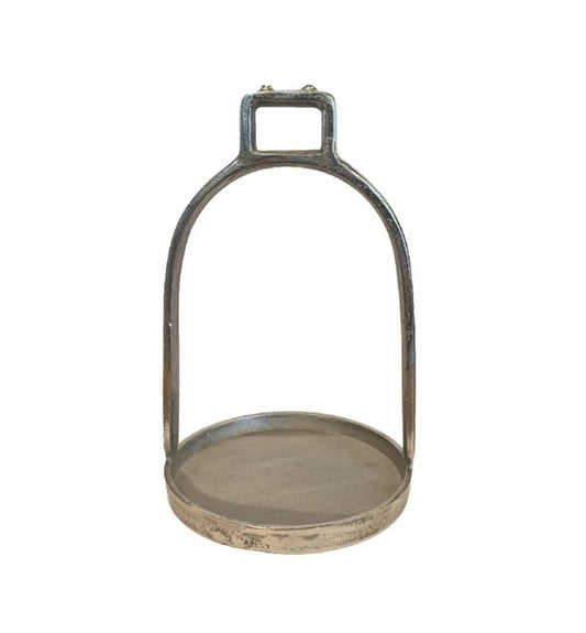 Old Metal Stirrup Candle Holder